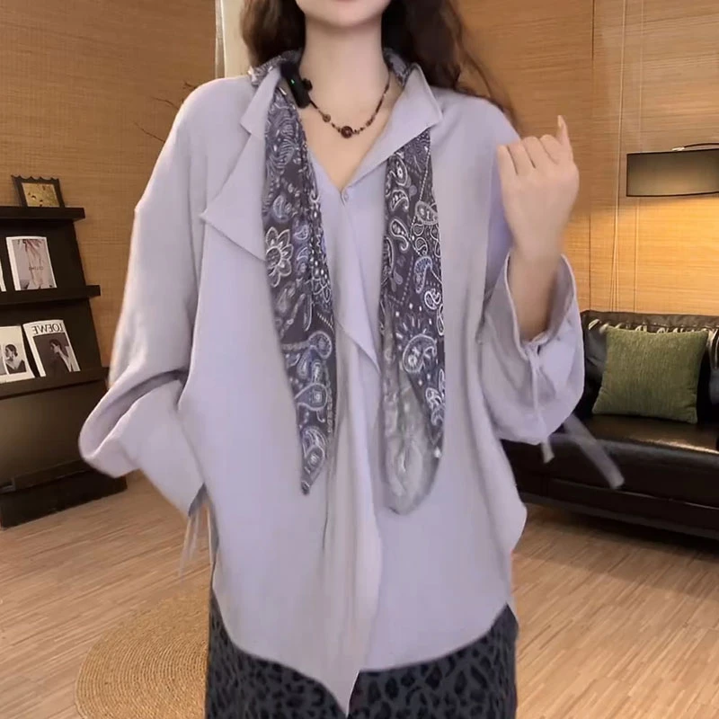 2025秋新款不规则时髦洋气减龄衬衫设计感上衣女士