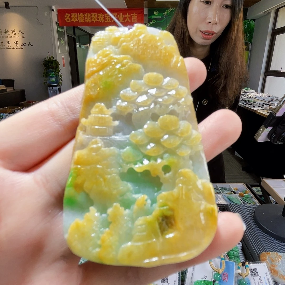 颈饰未镶嵌翡翠翡翠