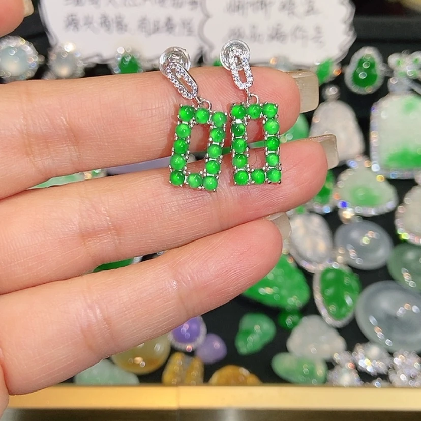 【闪购商品】未镶嵌翡翠耳饰天然翡翠