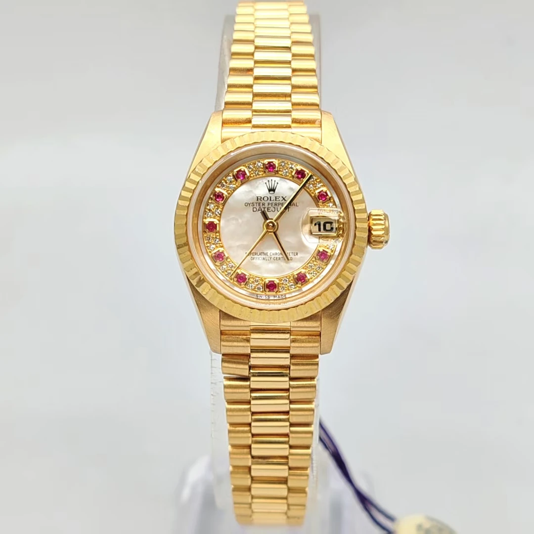 99新 Rolex/劳力士 日志型69178/26表径自动机械腕表原钻单表