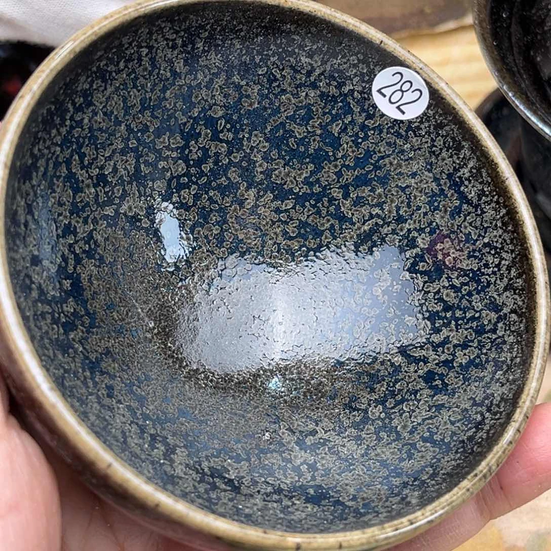 茶盏义兴龙窑坚持真柴烧微瑕