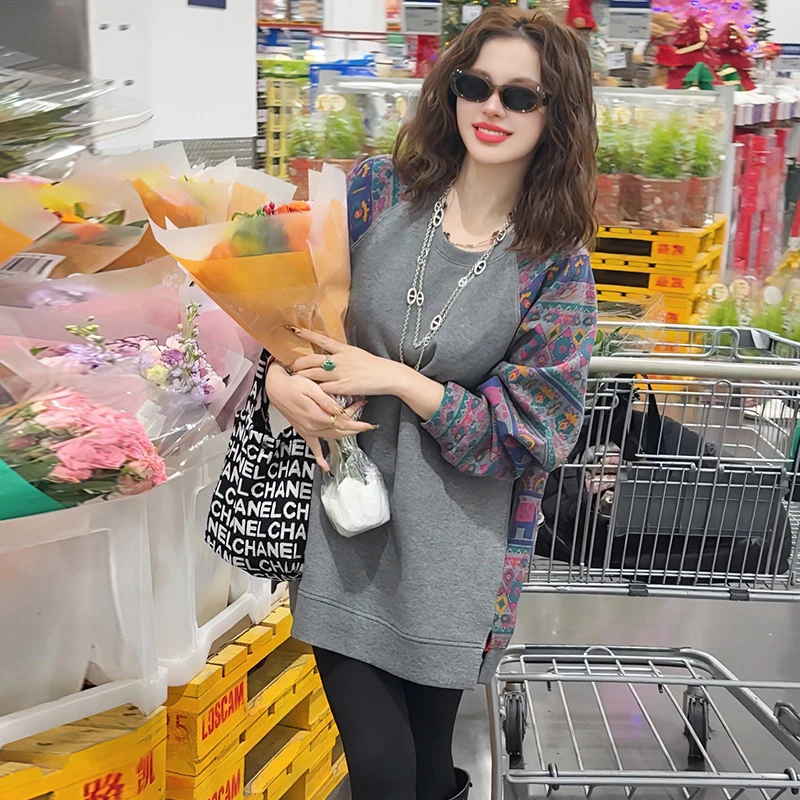 【Linda姐高端线】冬季新款时尚洋气百搭女装休闲卫衣AF5SWY0587