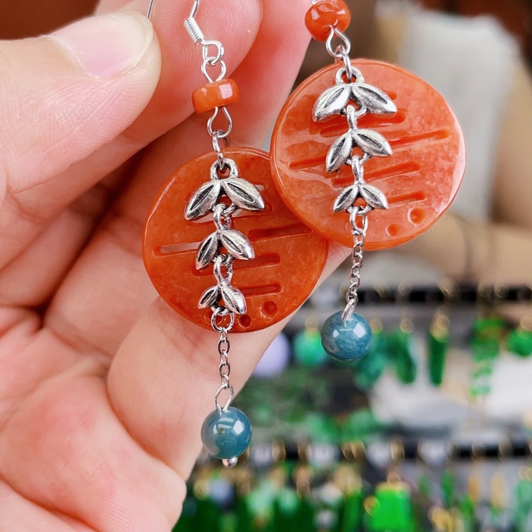 未镶嵌翡翠耳饰饰品