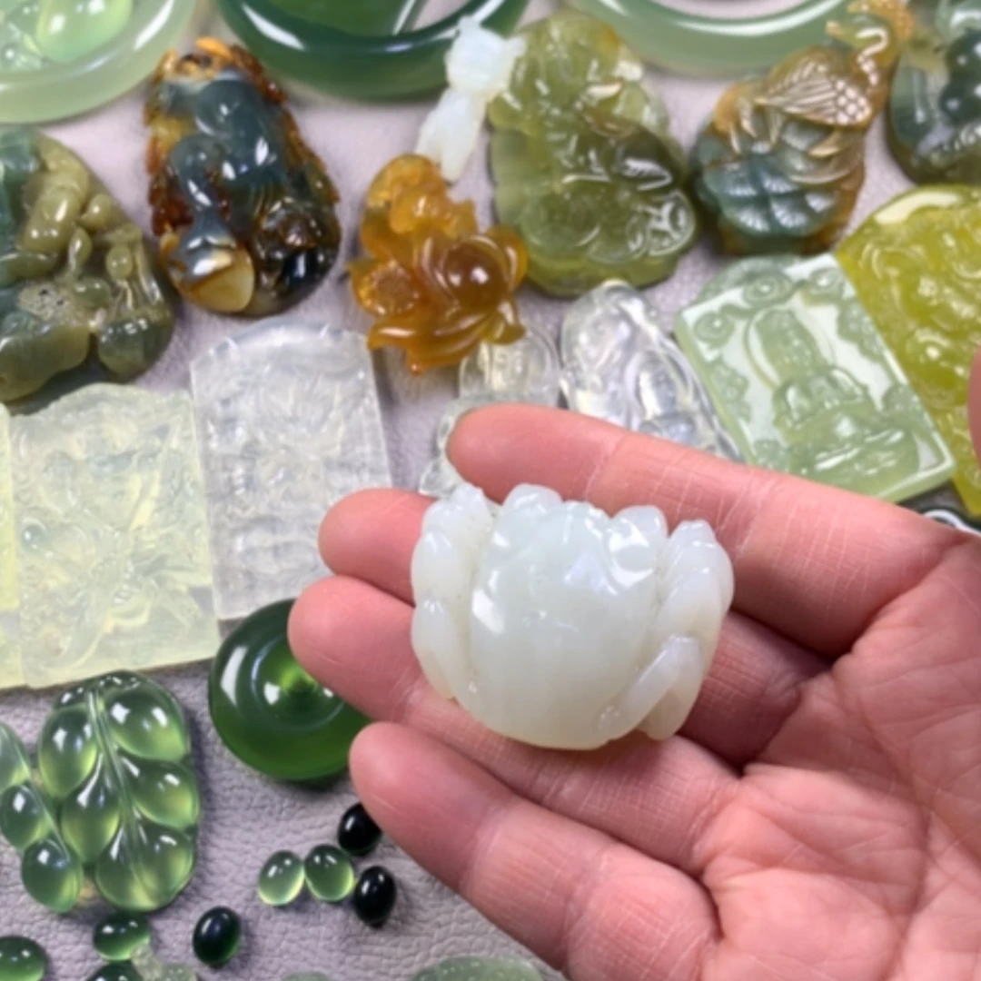 【闪购商品】蛇纹石玉岫玉未镶嵌