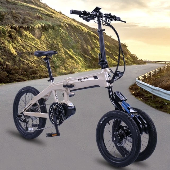 新疆包邮西藏包邮新疆20寸铝合金锂电助力折叠车前置双轮独立悬挂