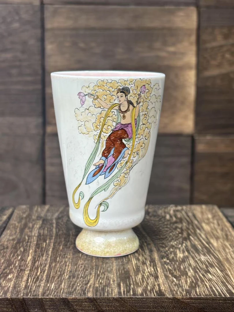 復见手绘飞天主人杯JDE115