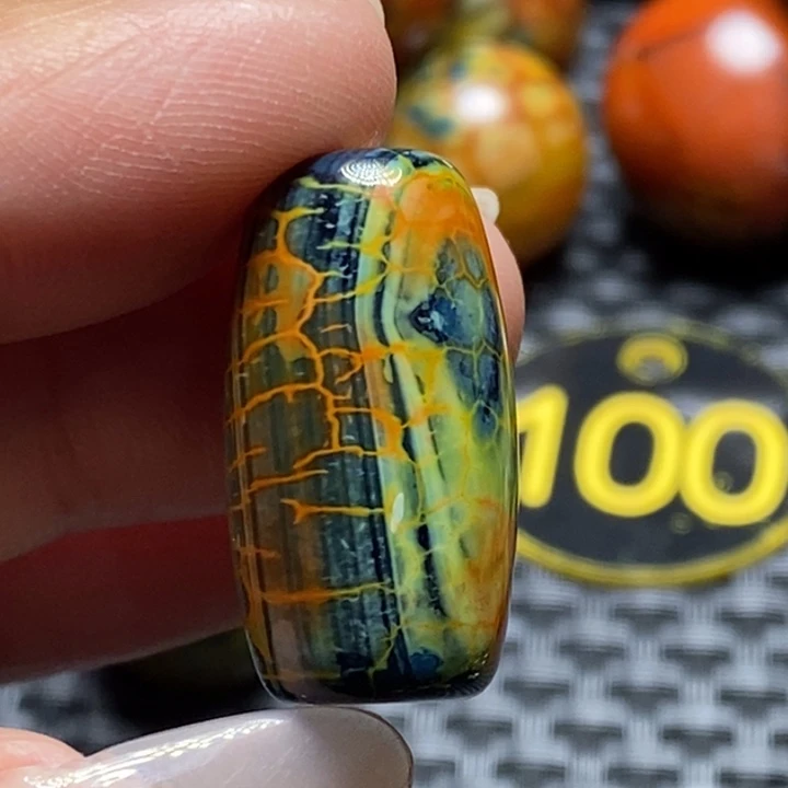 天***哥玛瑙/玉髓合金颈饰