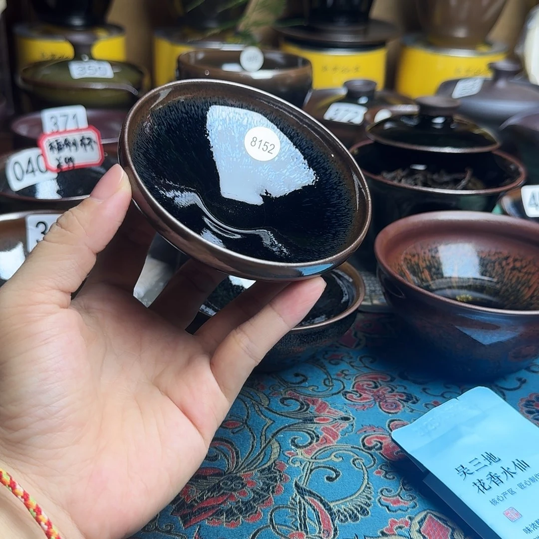 茶盏8152秋罗柴烧主人杯