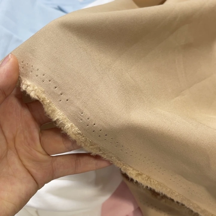 天丝（莱赛尔纤维）浅卡其色天丝亚麻1米