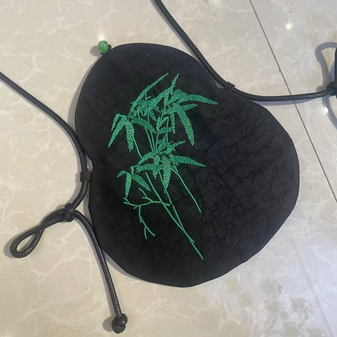 【大芦哥】宠粉福利桑蚕丝香云纱刺绣葫芦挎包AA