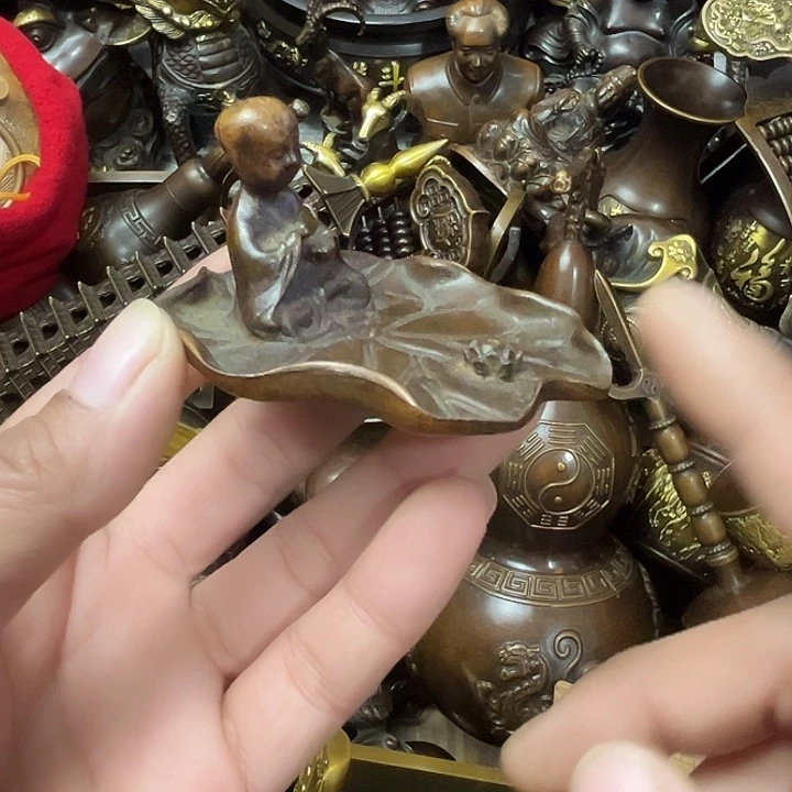 顺顺利利，铜器摆件