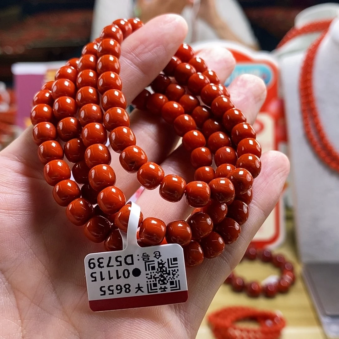 未镶嵌7mm  多样性发一南红玛瑙