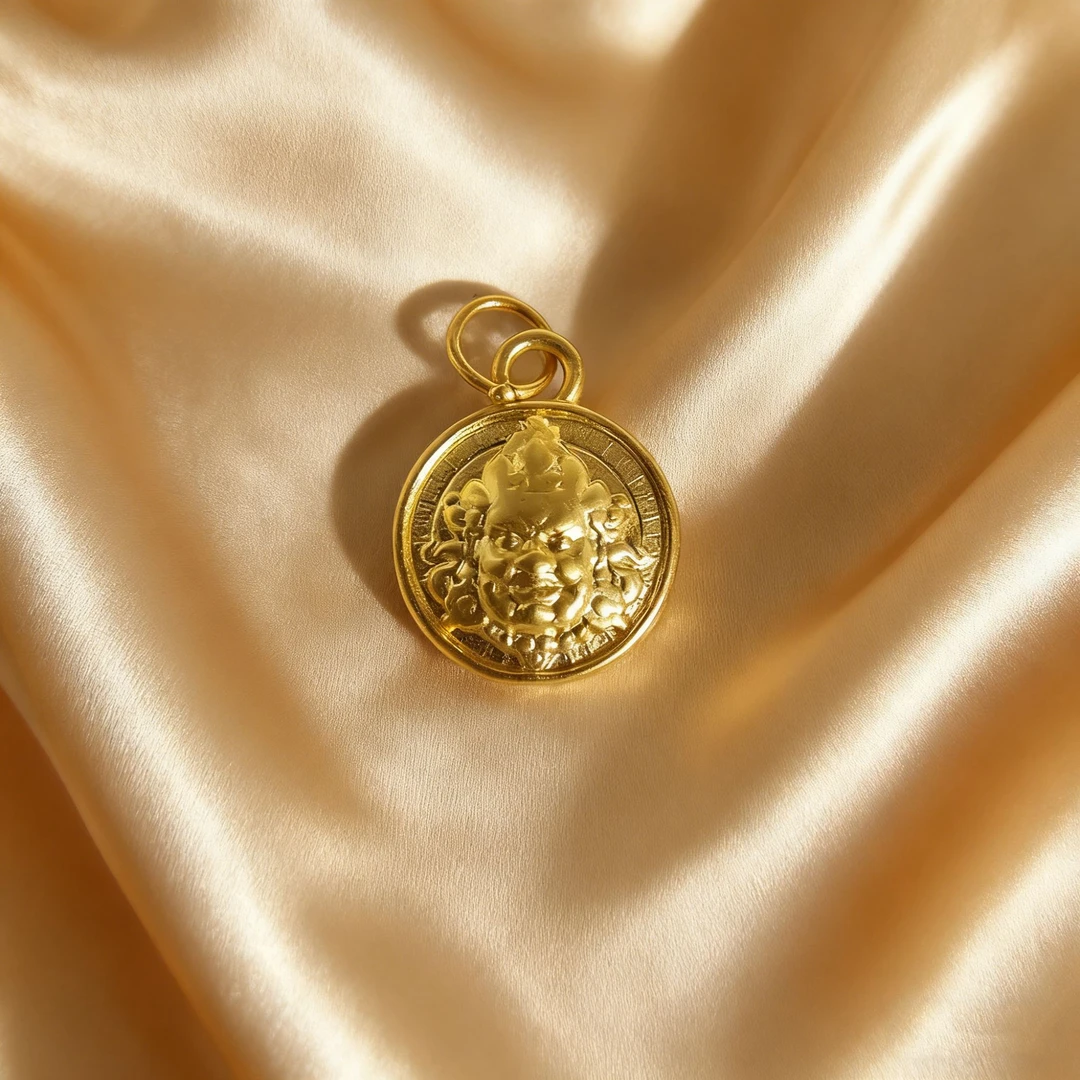 【黄金】足金999小黄财财素金 圆环 5D工艺CY38