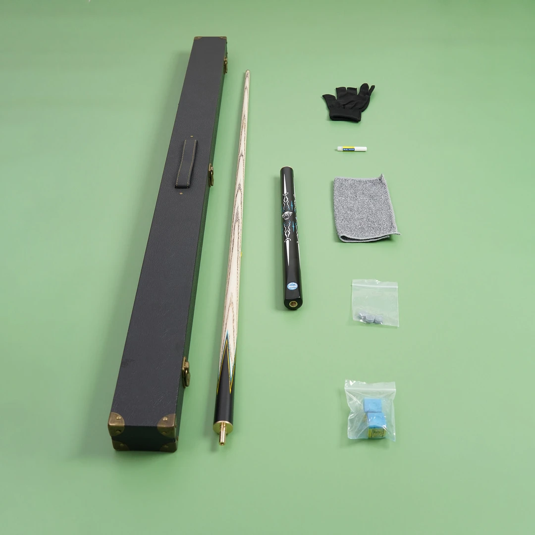 虎头神枪小头台球杆黑八九球手工桌球杆美式波茨斯诺克球杆