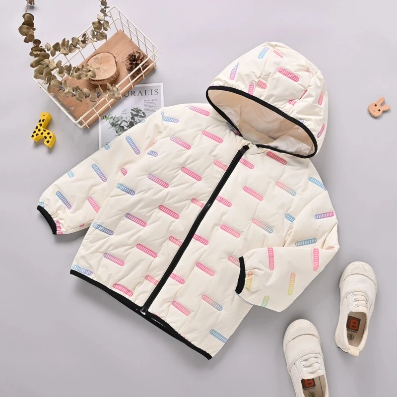 【优子壹家实体品牌】2025冬季儿童新款梭织连帽羽绒服防水131705