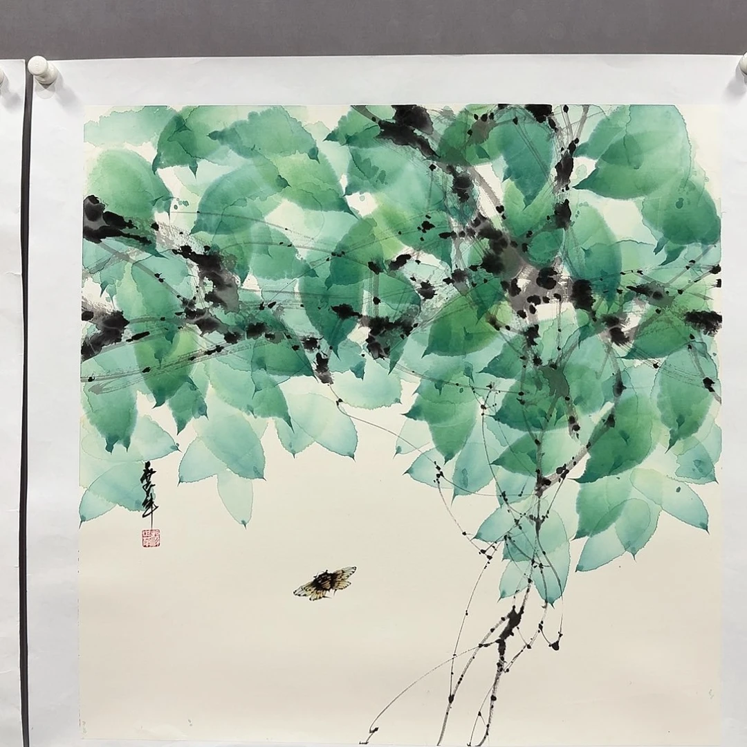 国画亲笔手绘放心去藏