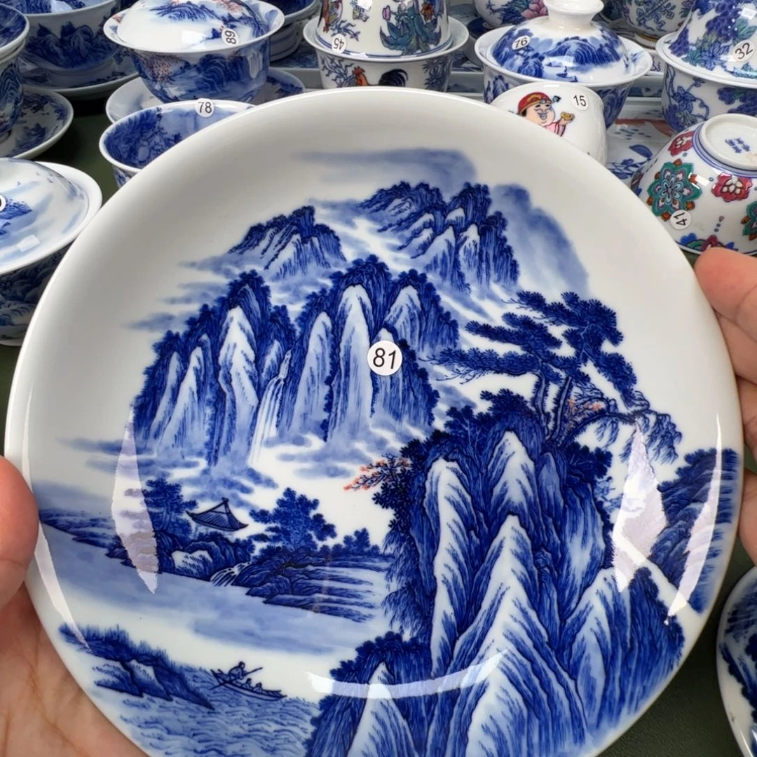 景德镇纯手工纯手绘茶具木木81