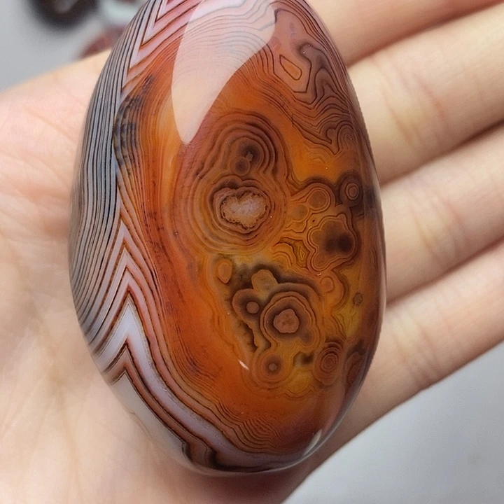 用***9玛瑙/玉髓未镶嵌吊坠(不含链)