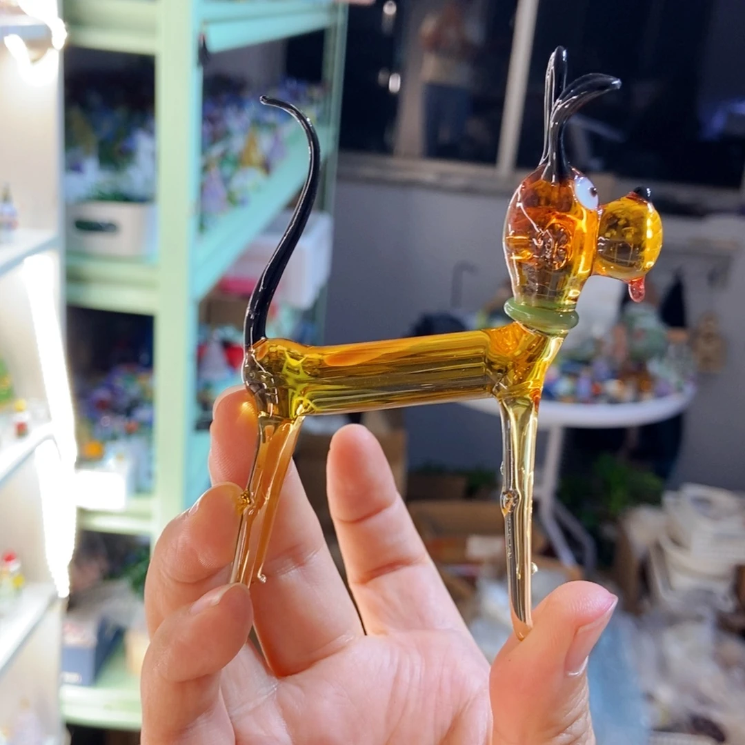 手工艺品琉璃惊喜狗