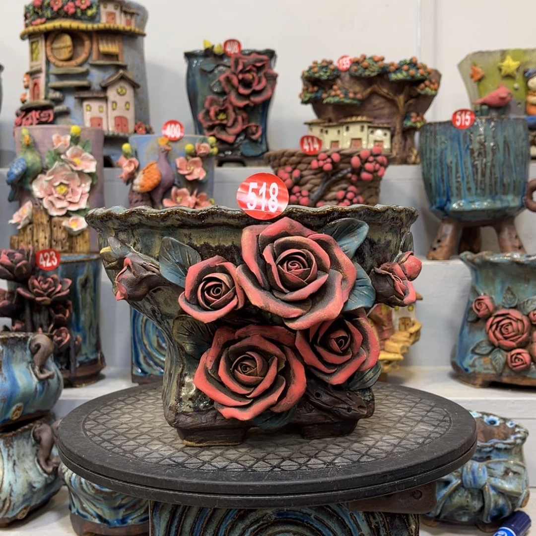 陶瓷福利518 号陶然花盆厂家直销