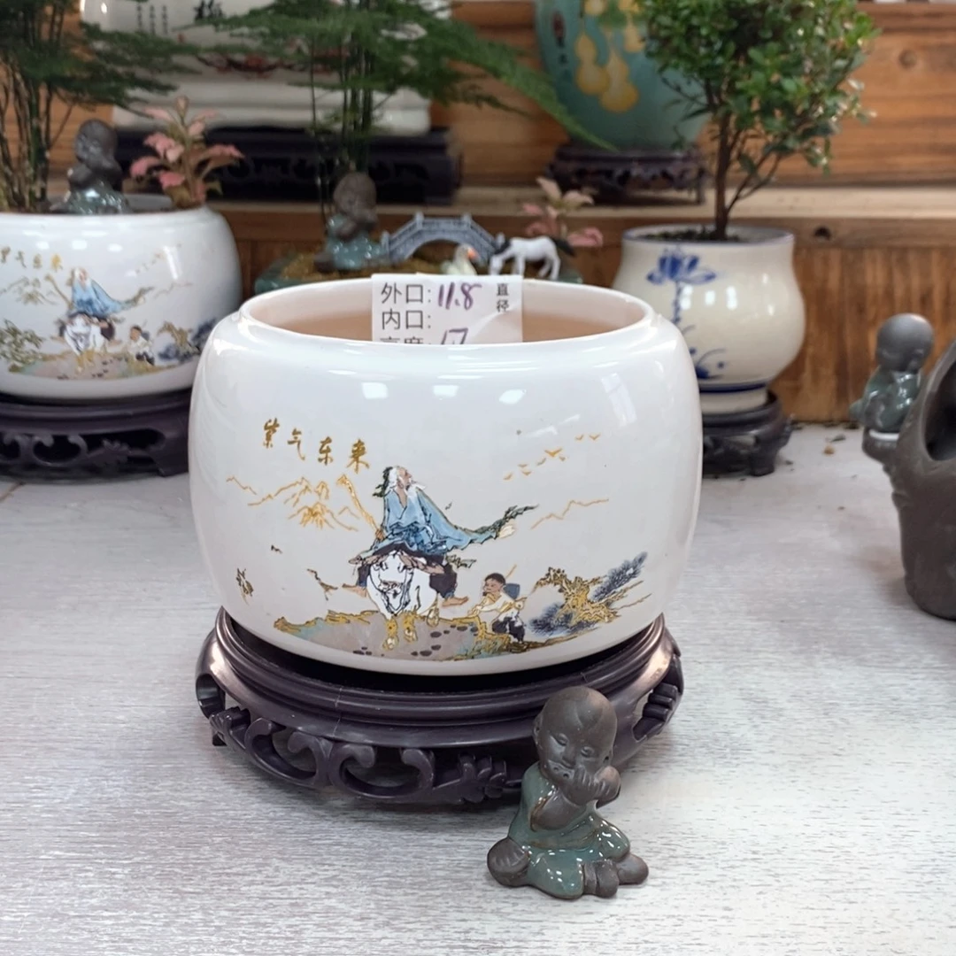 紫砂花盆陶瓷紫砂花盆花瓶抢购