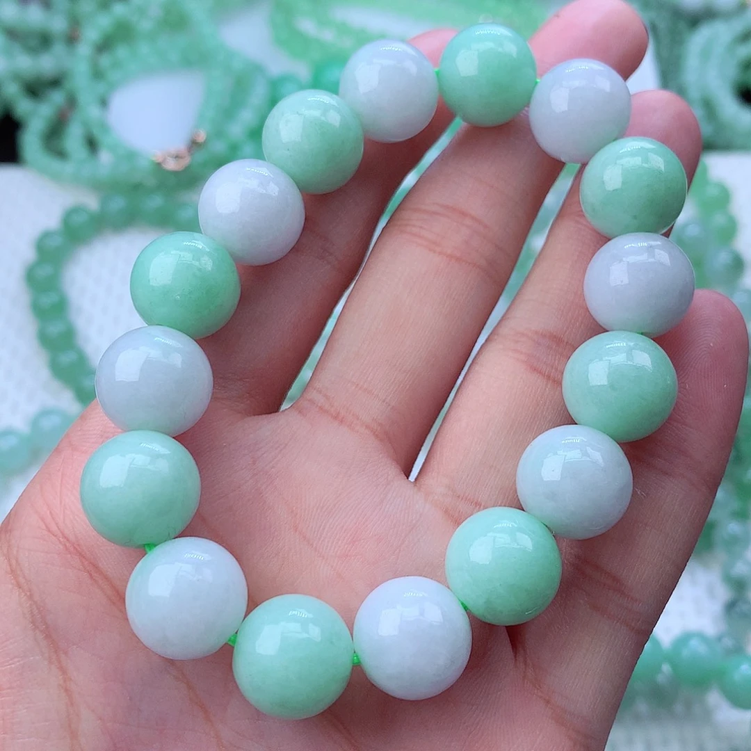 翡翠未镶嵌毛衣链