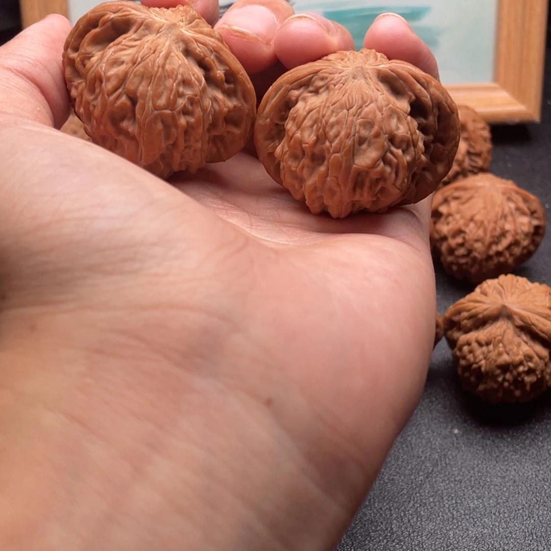 滔***水文玩核桃吊坠全品蝴蝶磨