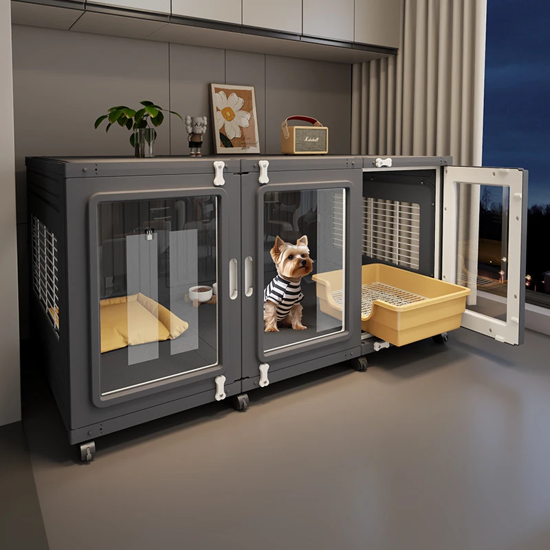【豪华狗别墅】超大狗笼子家用室内中小型犬宠物笼比熊泰迪狗柜子