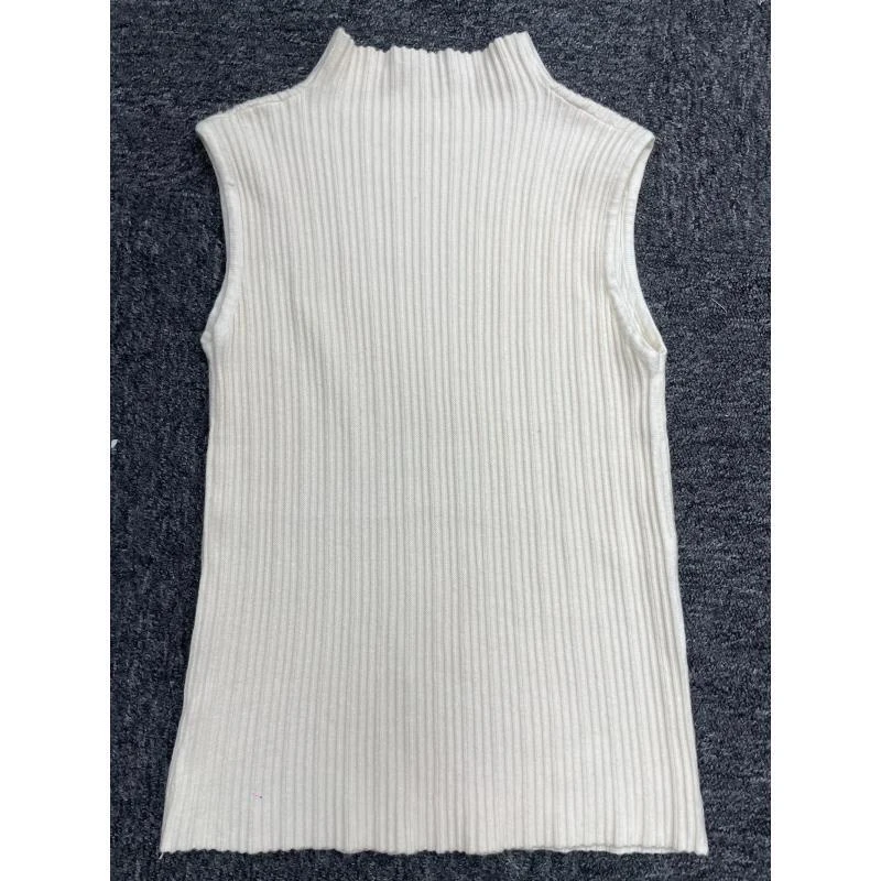 INS风（二号）修身型吊带木耳领打底背心休闲纯色暖背女士