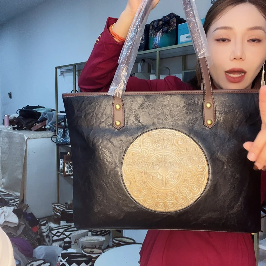 蚕丝辣妈家托特大包包