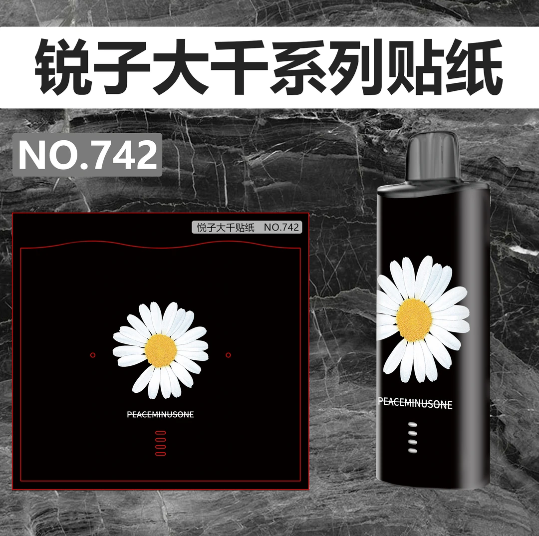 relx大千贴纸贴膜悦刻大千夜宴贴纸卡通国潮悦刻大千潮流保护贴纸