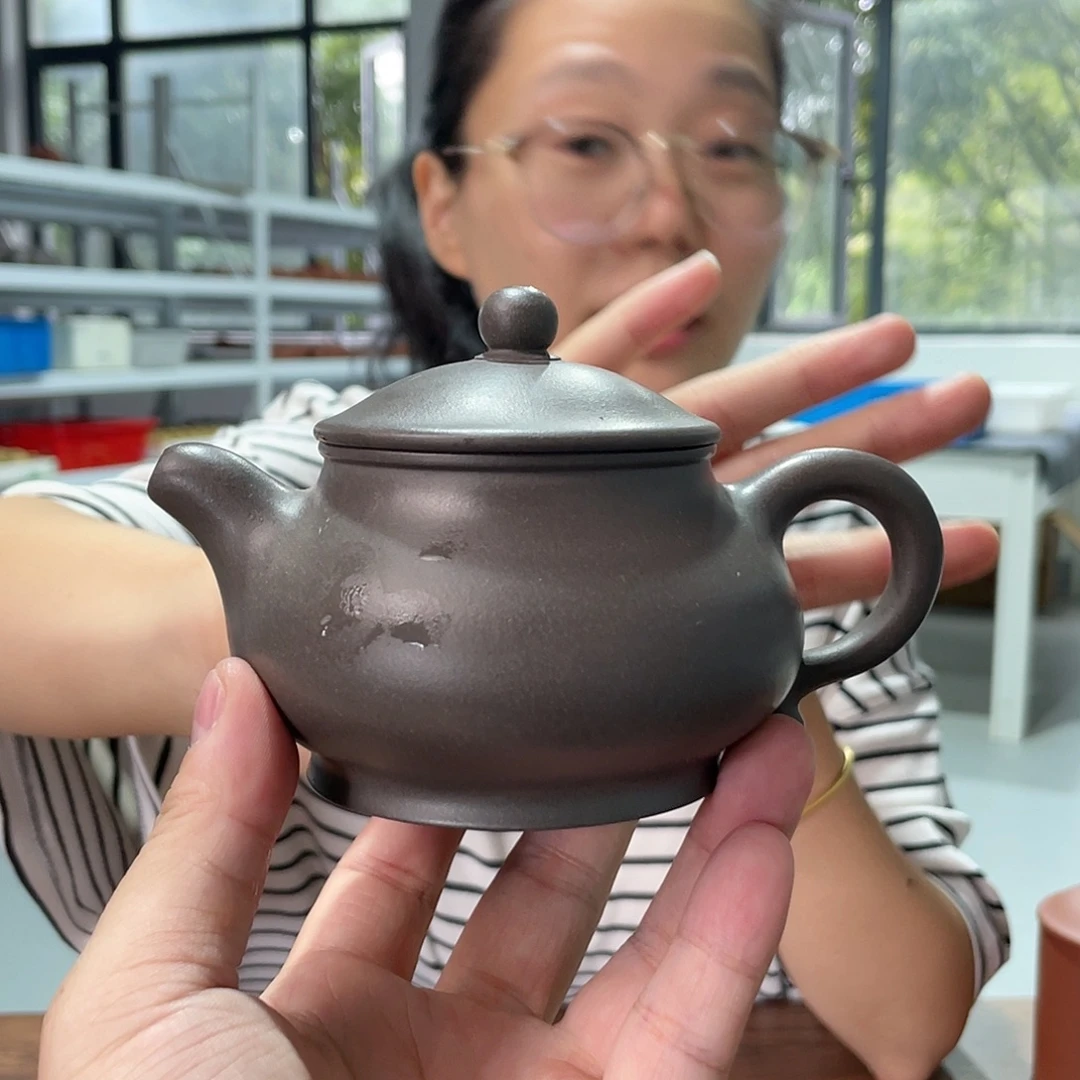 老***学茶杯紫砂矮潘壶一只
