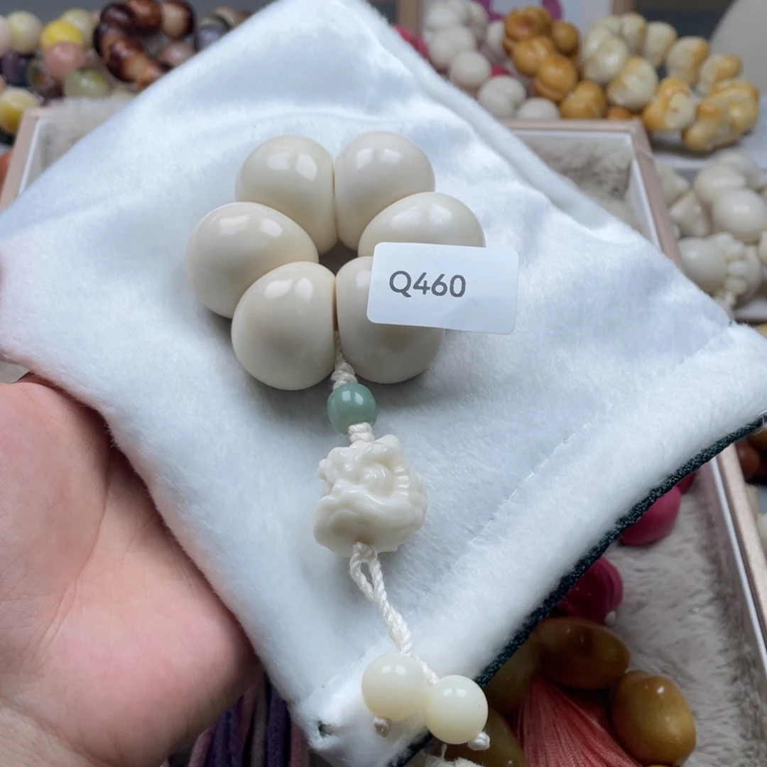 ****噔吊坠菩提根/象牙果Q460牙果蒜瓣手捻27+mm一串通货