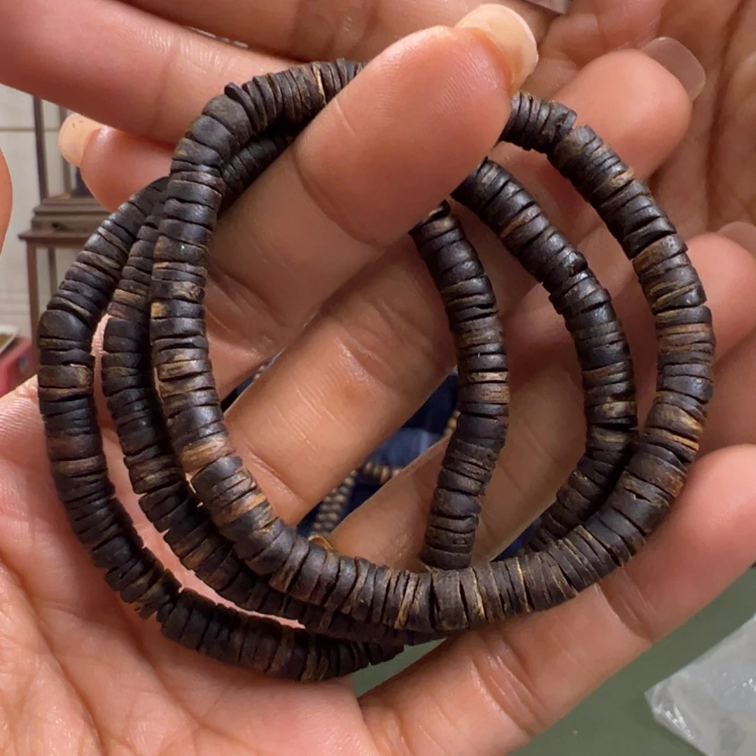 沉香手串张勺子沉水片珠卡6/4g单圈多样性发一