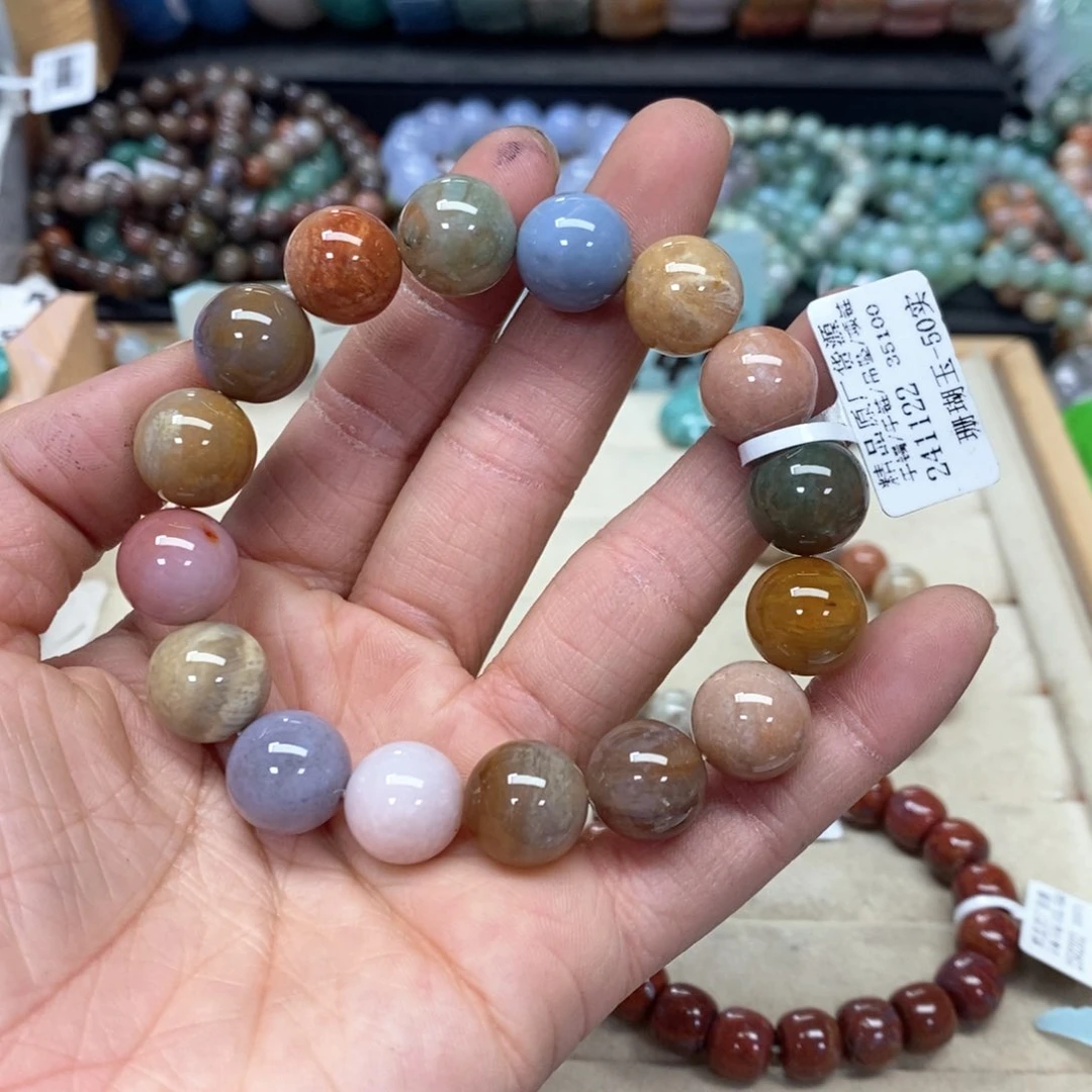 硅化珊瑚（珊瑚玉）手链未镶嵌阿*230