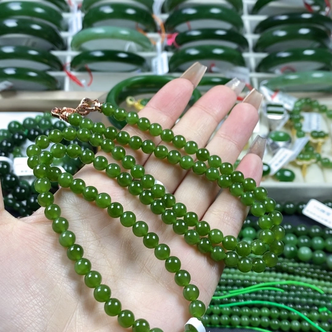 和田玉（碧玉）颈饰未镶嵌6m