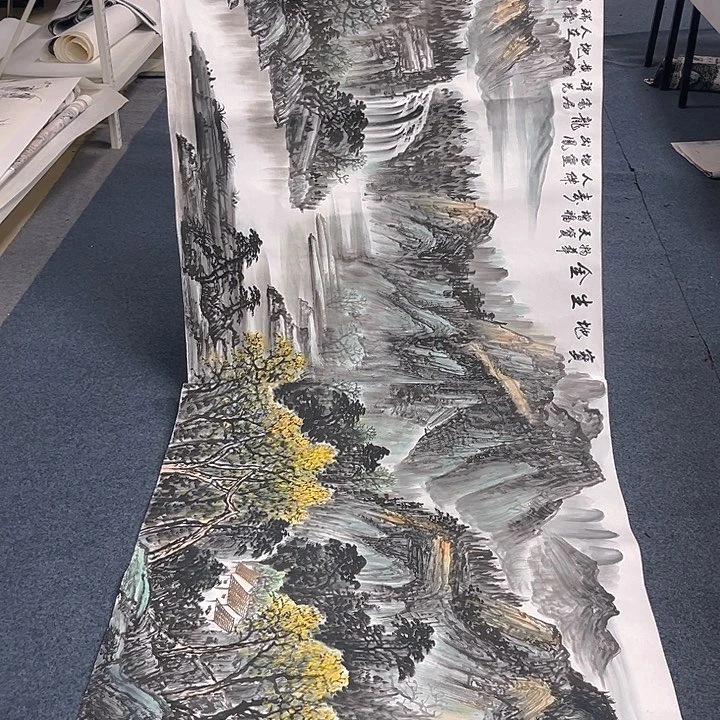 国画纯手绘字画宣纸