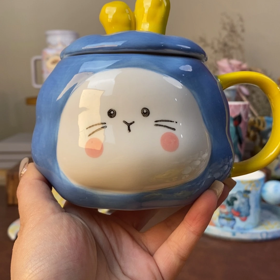 杯景德镇手绘杯子