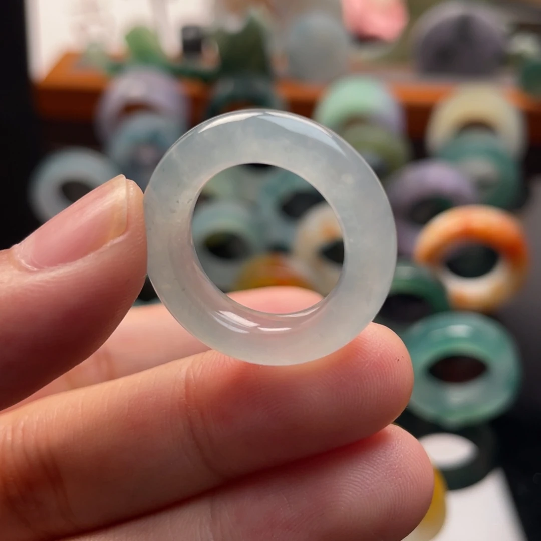 定制翡翠未镶嵌  蓝