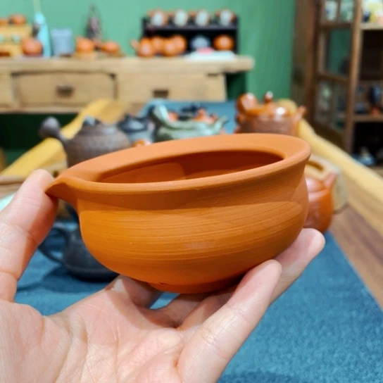 壶中川贵了朱泥公道杯