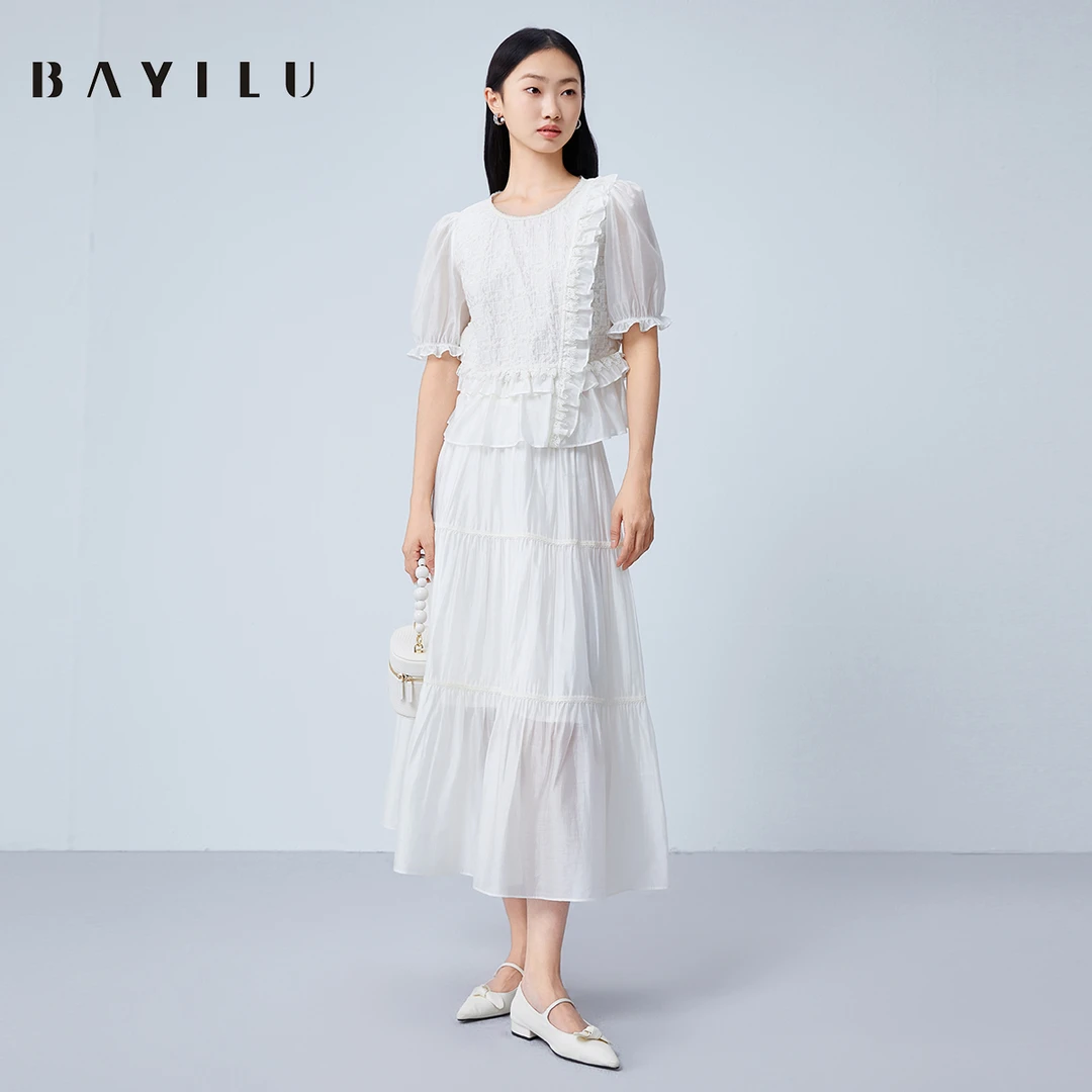 【小春子】芭依璐女装夏季新款时尚套装90TZ012