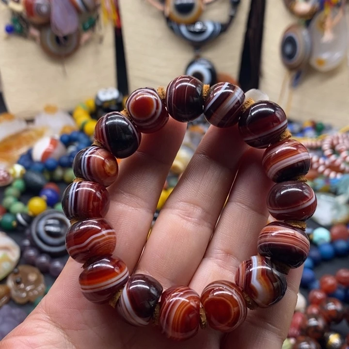 玛瑙/玉髓手链未镶嵌