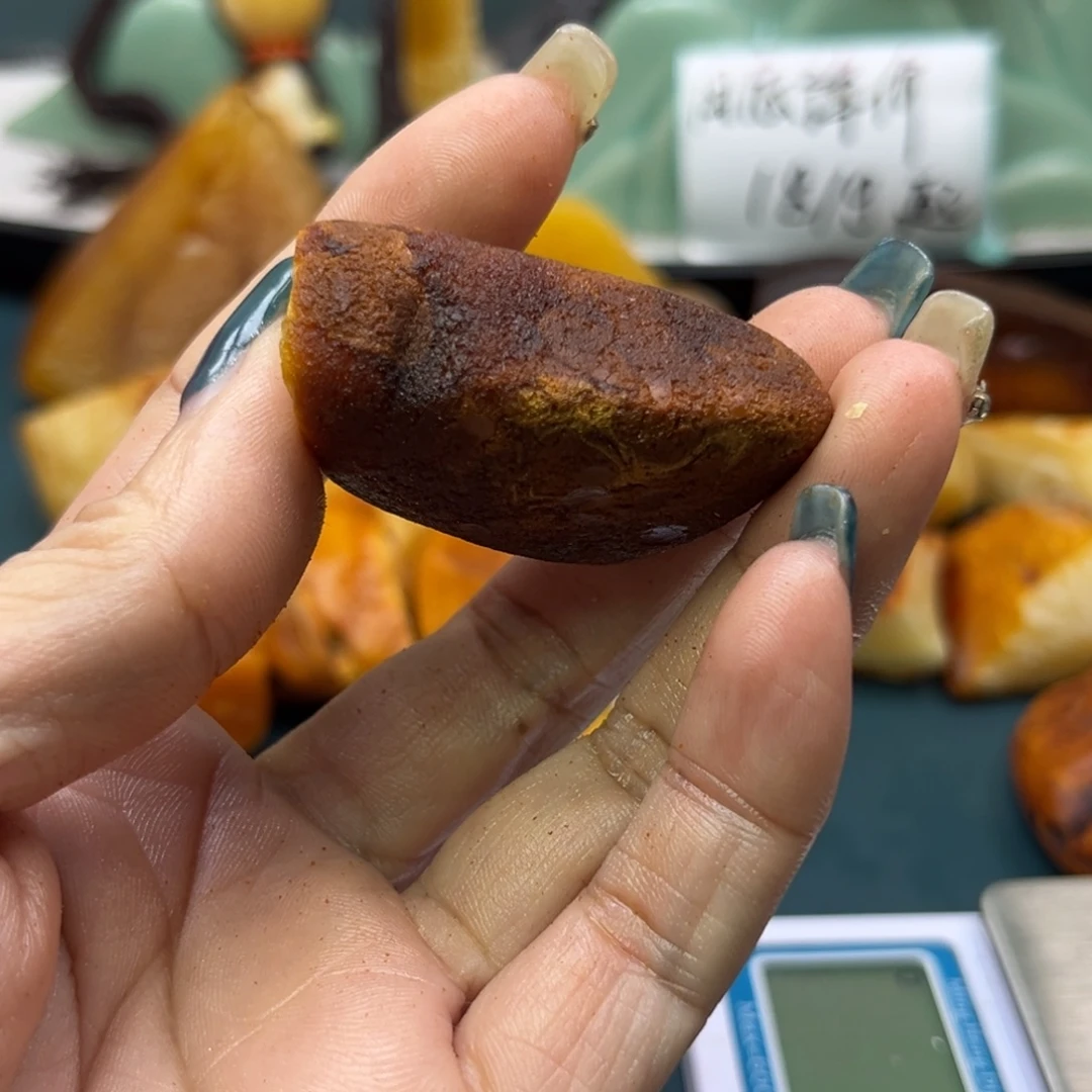 *****定制琥珀未镶嵌蜜蜡原石不退不换