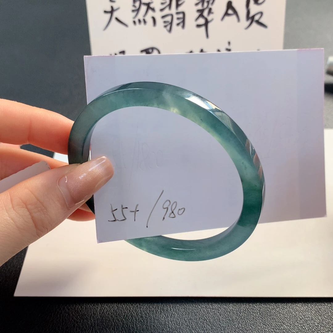 翡翠未镶嵌手镯天然翡翠