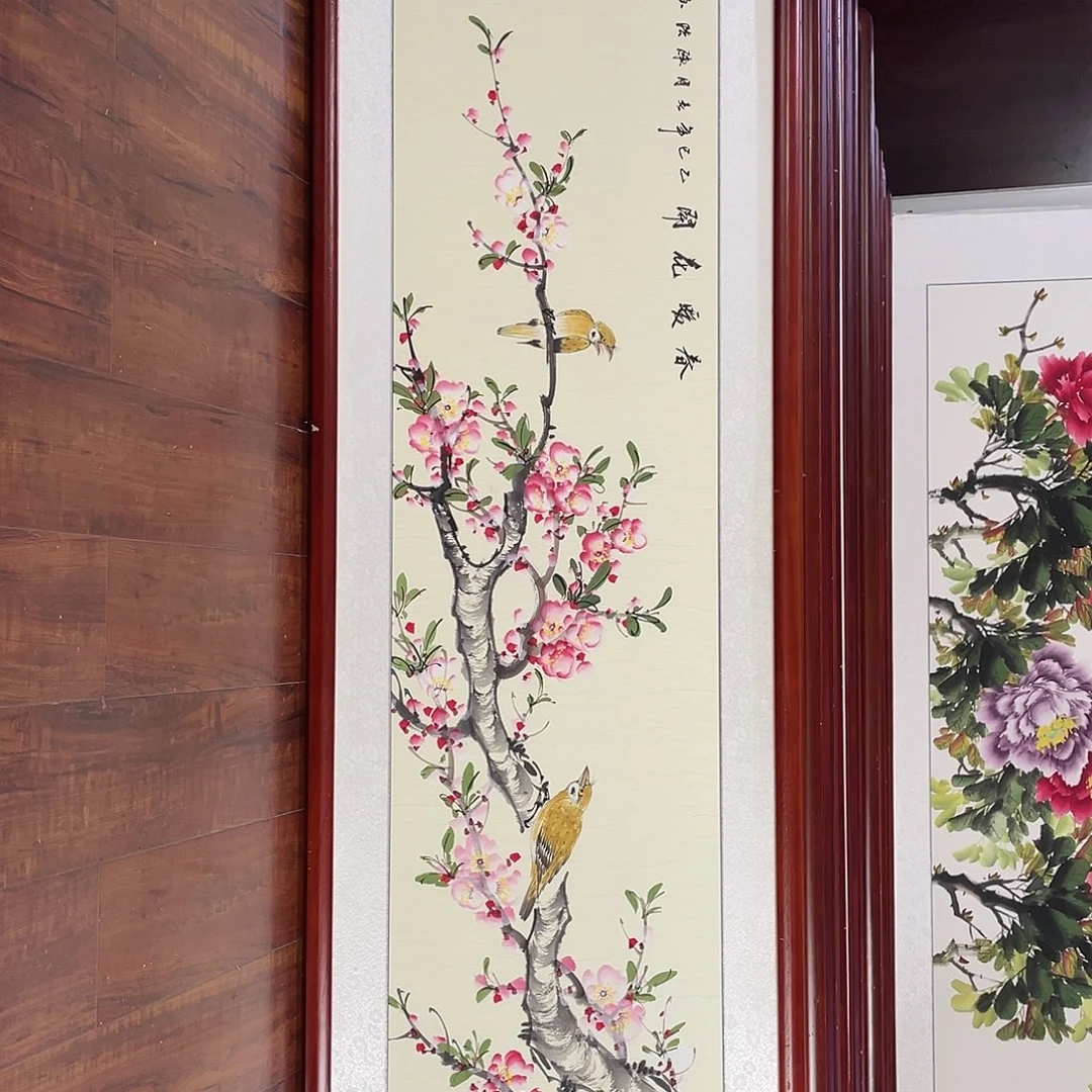 国画带框尺寸48*163厘米