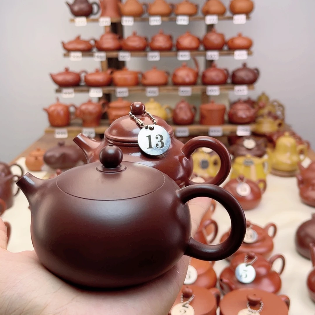 橘***子茶壶紫砂紫西施180，容天
