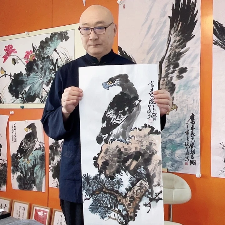 国画张圣敏先生纯手绘作品