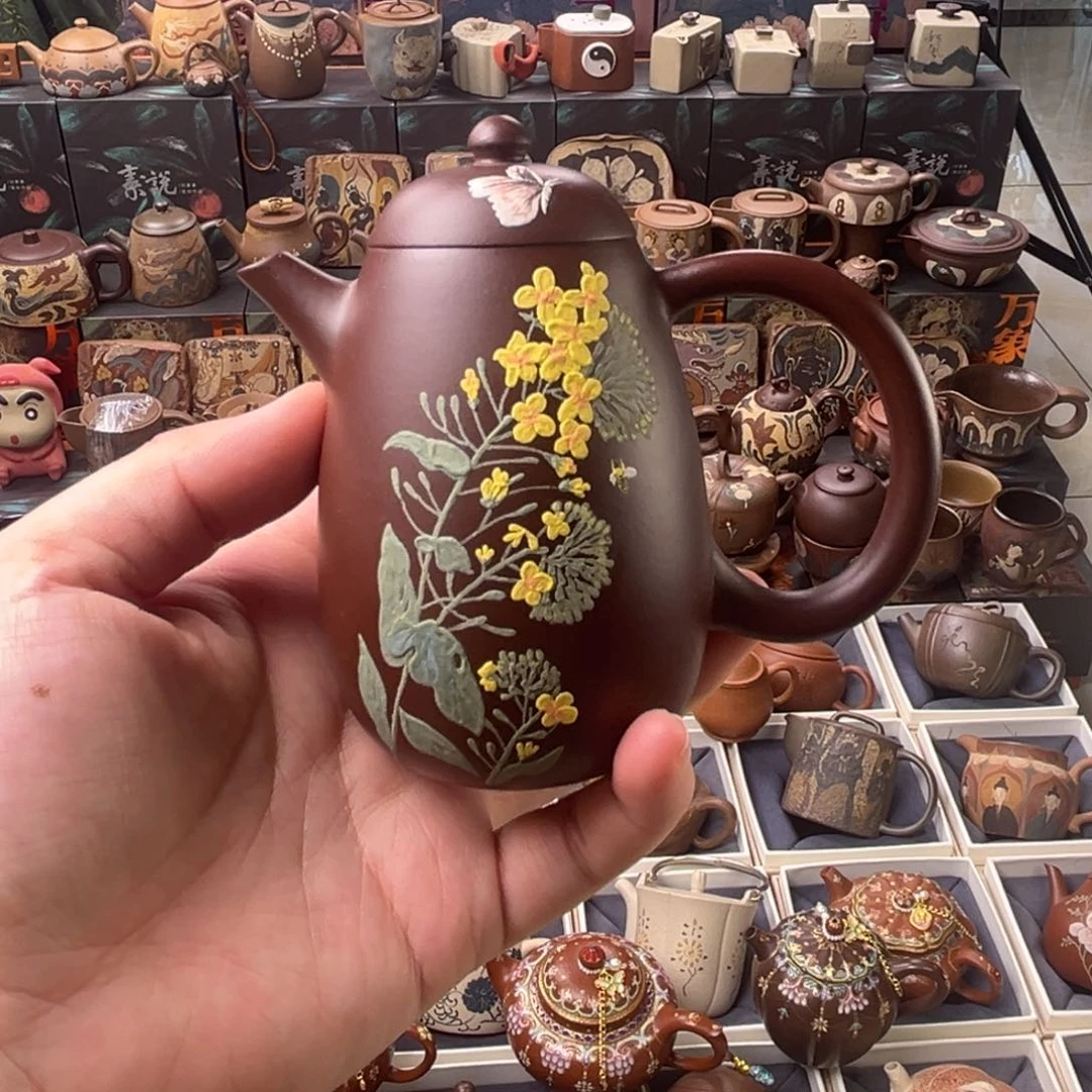 茶壶紫砂150cc孤品捡漏浮力