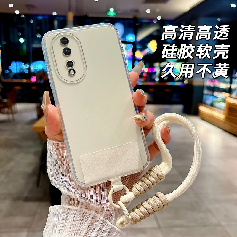 全透明软硅胶荣耀80手机壳ANN-AN00防摔简约大气全包边不发黄精孔