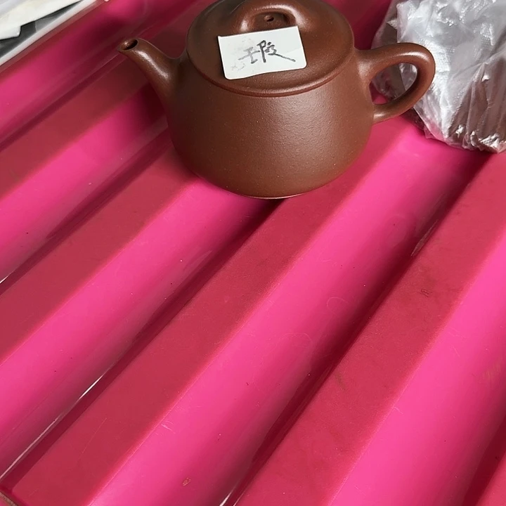 紫砂茶壶?****灬底槽青隐瓢170cc微瑕半手